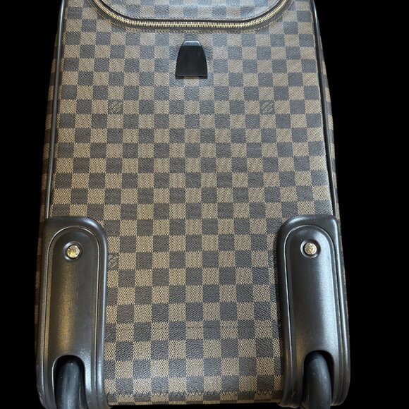 Damier Eole 60 2-Wheel Boston Bag Carry Bag Travel Bag Brown - Picture 9 of 14